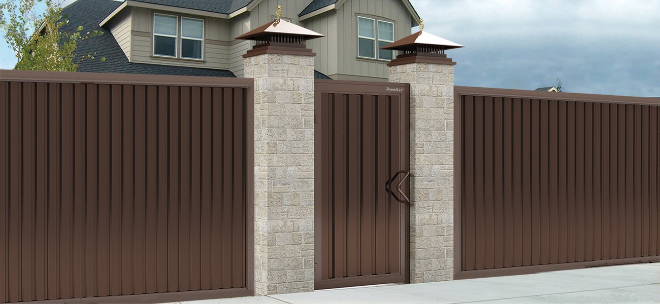 Купить Набор №1 для сборки калитки отдельностоящей 1220x2100 RAL8017 под заполн. профл.(высота профля-1845)